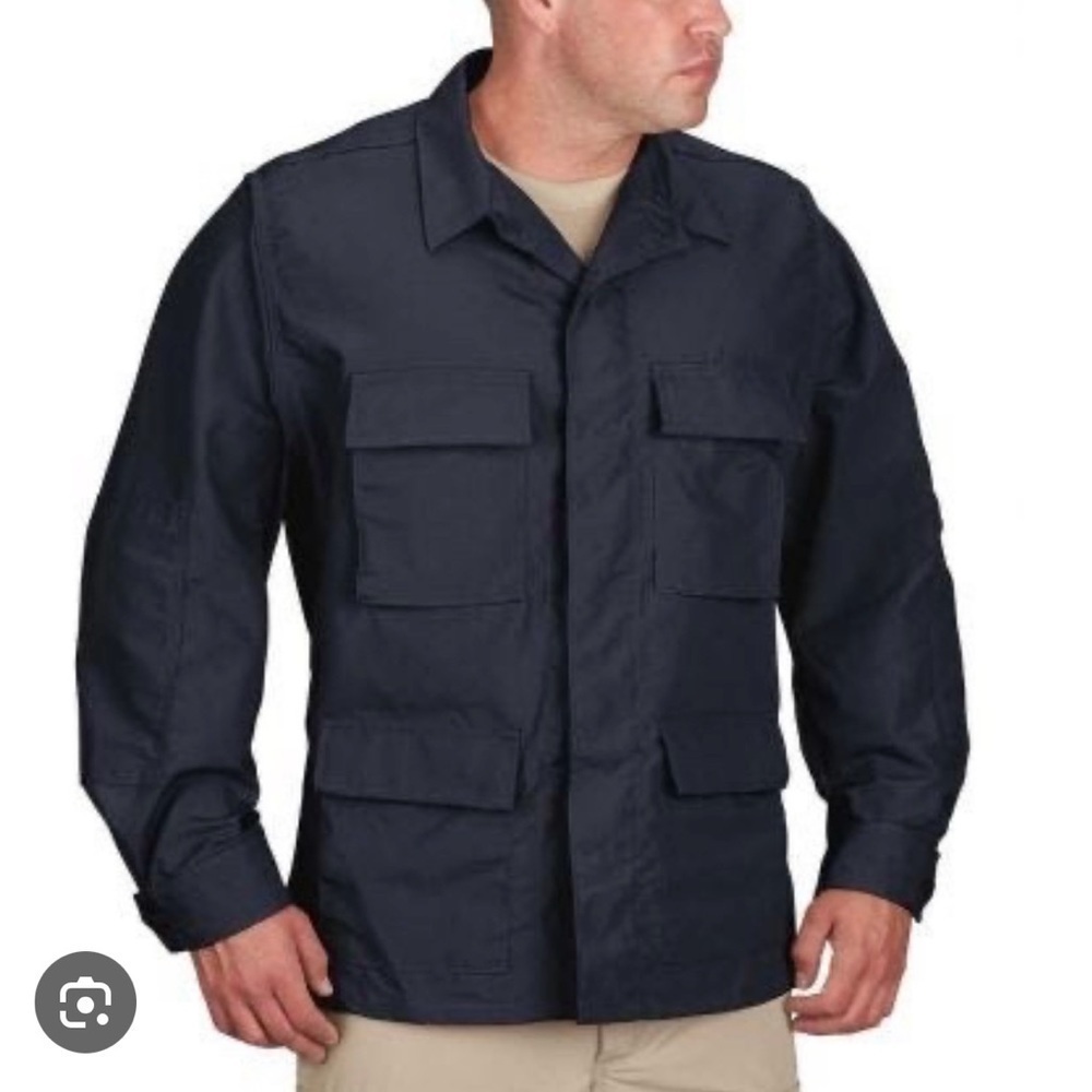 NWT Tactical Force battle dress uniform coat Navy blue size xl